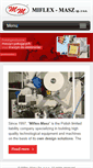Mobile Screenshot of miflex-masz.com.pl